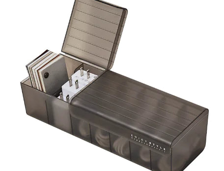 Organizador de Cables Transparente para Uso en Oficinas