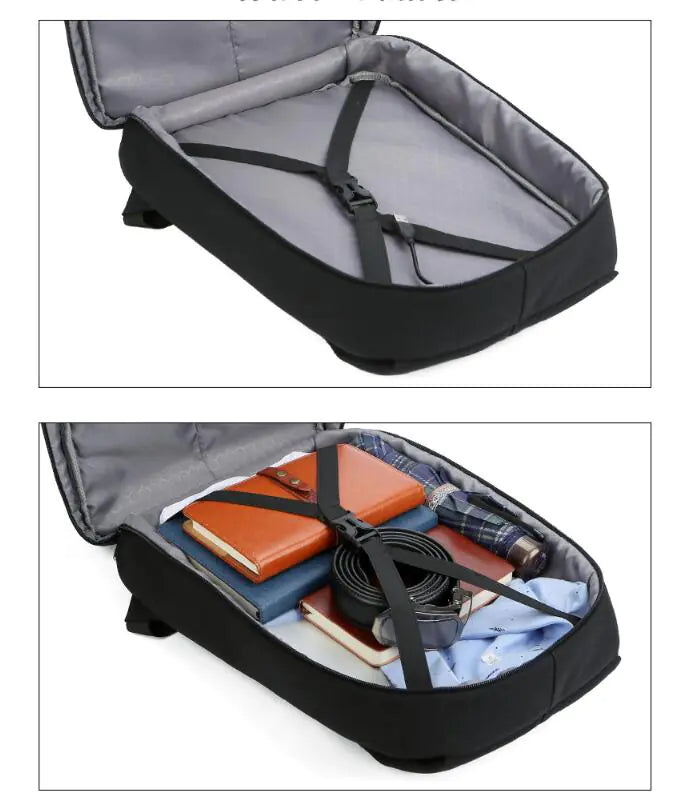 Mochila Multifuncional para Laptop con Función de Carga