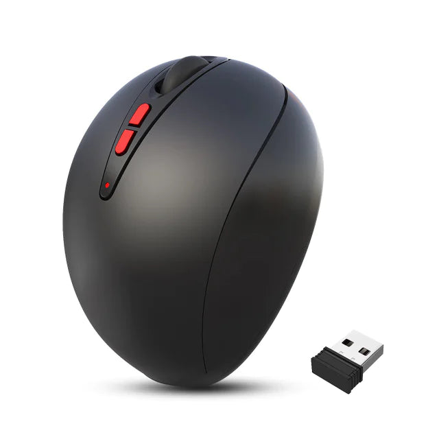 Ratón Vertical Inalámbrico Ergonómico 2.4G para Oficina y Juegos