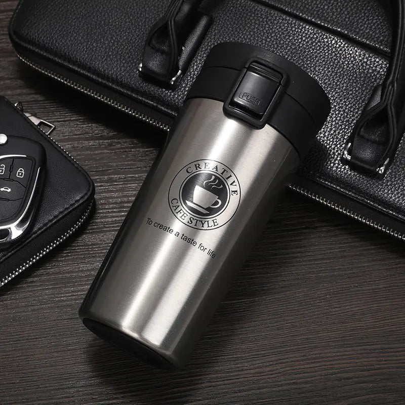 Taza de Café Aislada de Acero Inoxidable con Diseño Personalizado