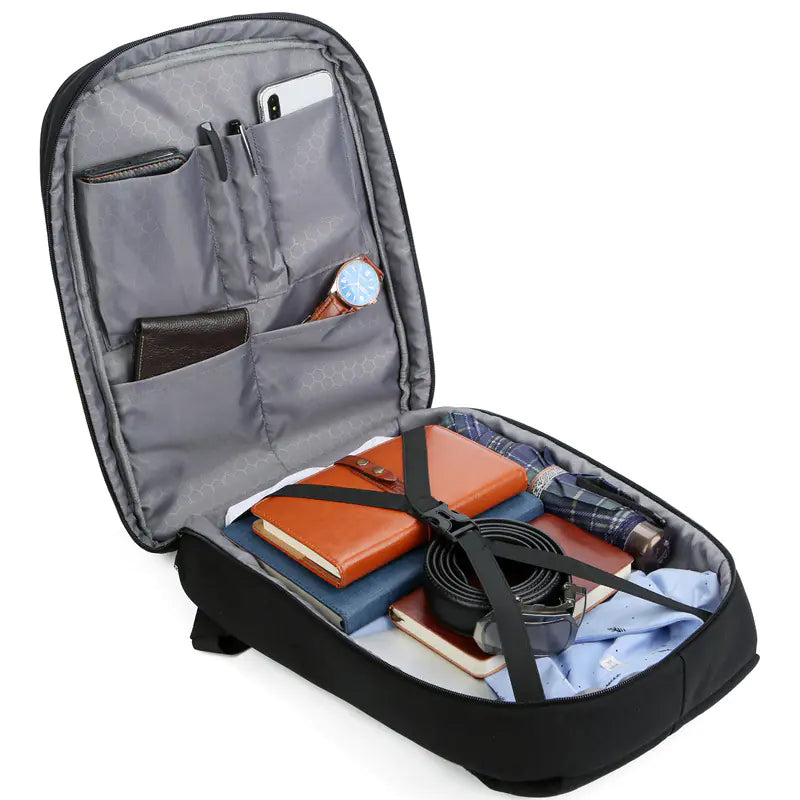 Mochila Multifuncional para Laptop con Función de Carga