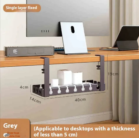 Caja Organizadora de Cables para Debajo del Escritorio