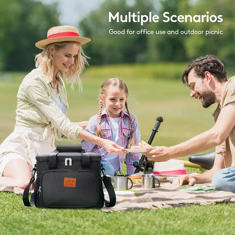 Bolsa Térmica para Almuerzo, Gran Capacidad para Trabajo y Picnics