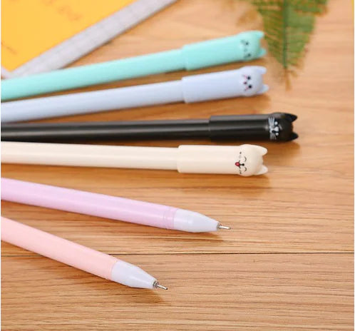 ➡️ Plumas de Gel Bonitas con Diseño de Caricatura – Para Oficina y Estudiantes