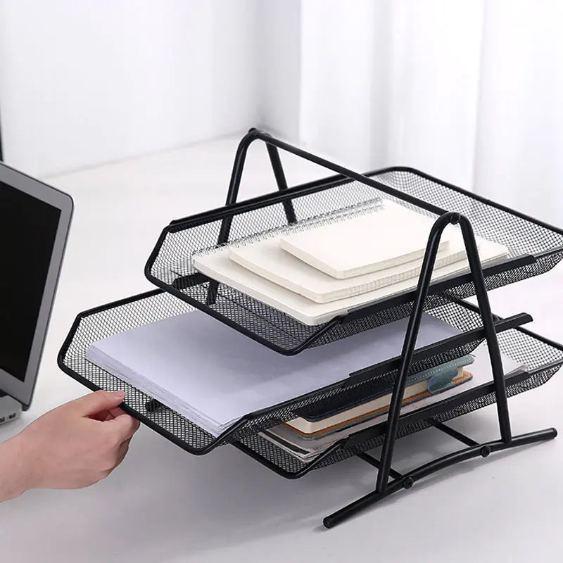 Estante metálico de almacenamiento para oficina con diseño de múltiples nivele