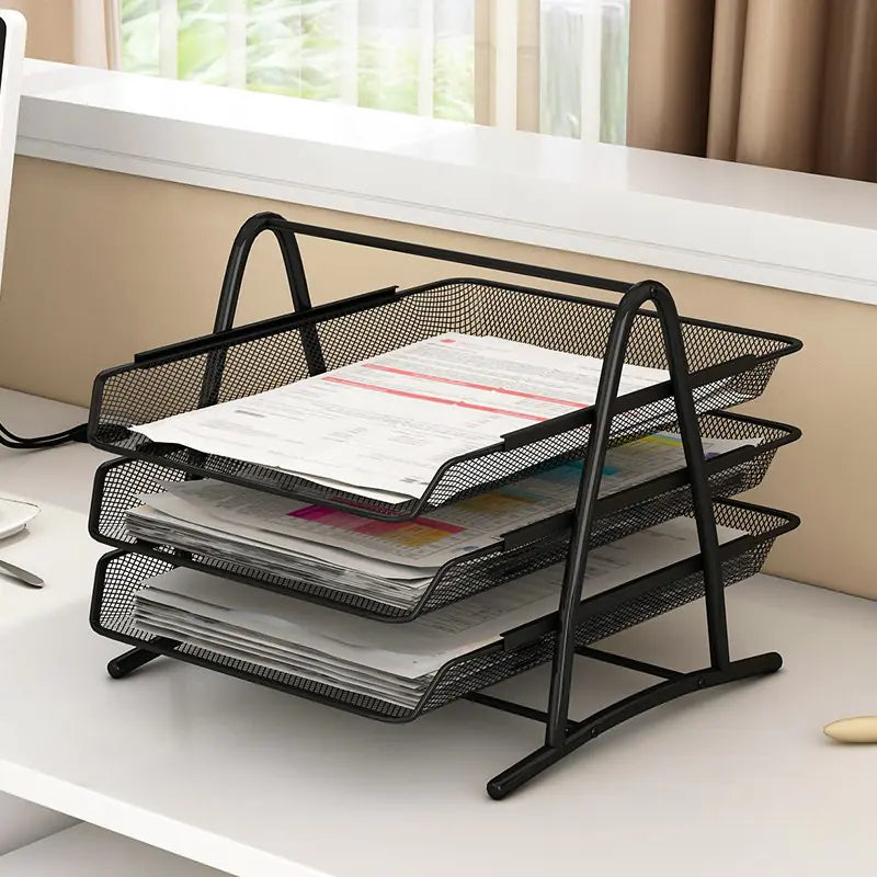 Estante metálico de almacenamiento para oficina con diseño de múltiples nivele