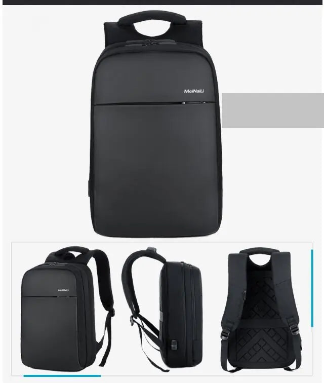 Mochila Multifuncional para Laptop con Función de Carga