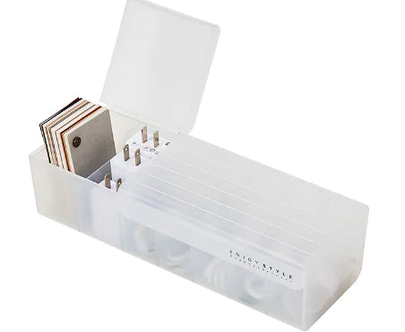 Organizador de Cables Transparente para Uso en Oficinas