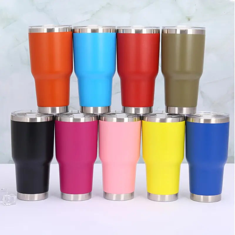 Vaso Térmico de Acero Inoxidable de 30oz