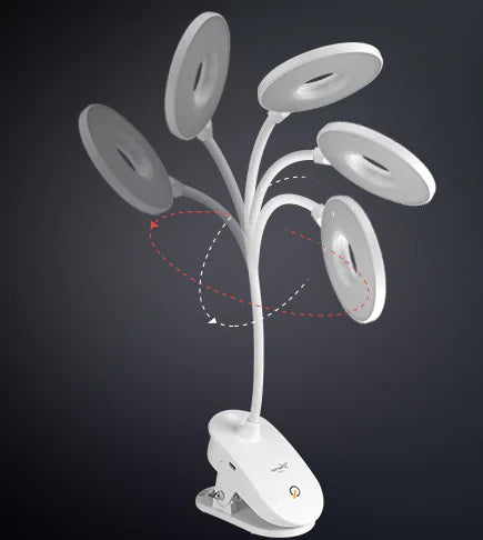 Lámpara de Escritorio con Clip y Recargable