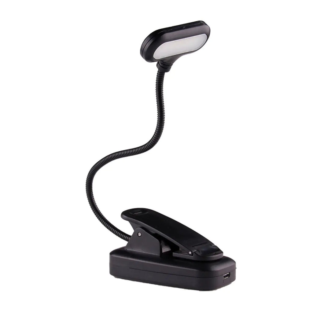 Lámpara de Escritorio LED con Clip y Recargable por USB