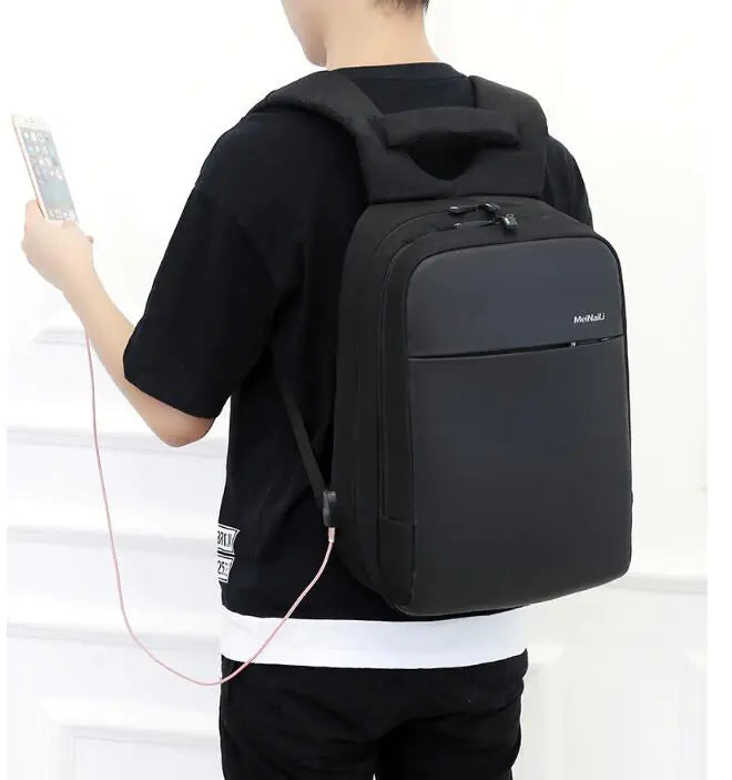 Mochila Multifuncional para Laptop con Función de Carga