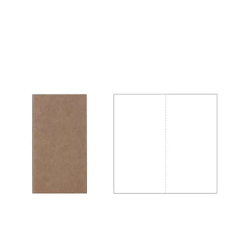 cuaderno de Viaje Estándar 21×11 cm con Hojas de Papel Kraft