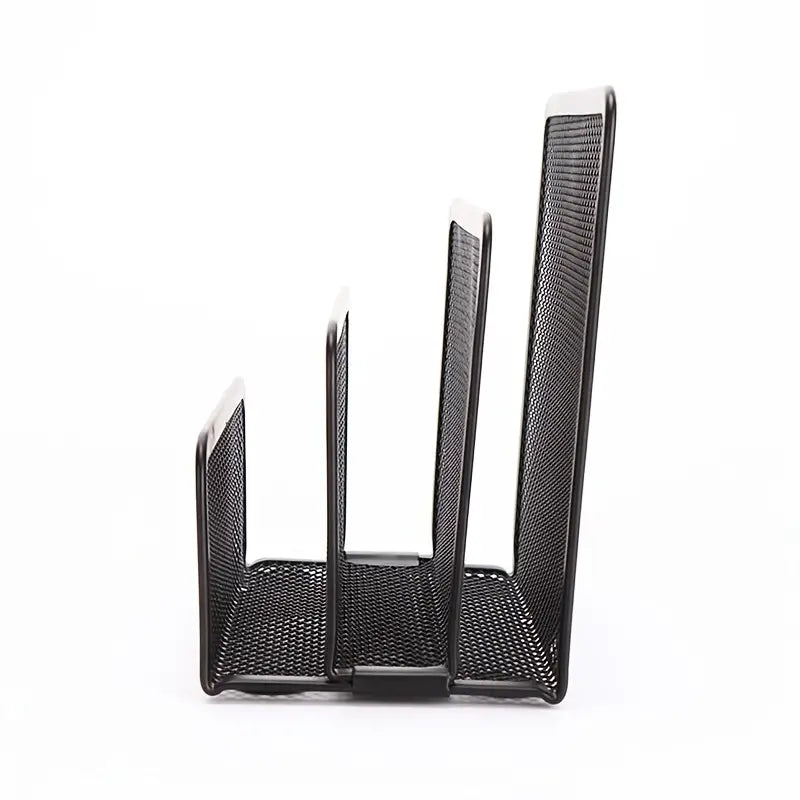 Estante Metálico de Rejilla para Cartas y Documentos, Combinable para Uso en Oficina